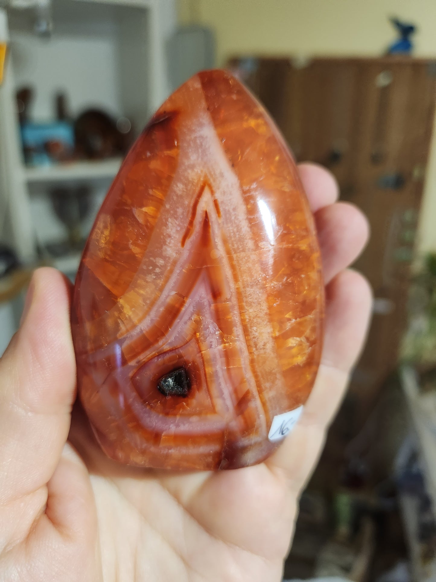 Cornaline de la famille des Agates